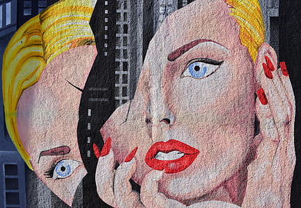 yellow-hair woman painting thumbnail