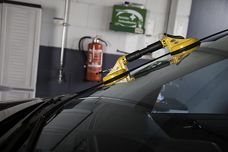 Dewalt portable band saw on car thumbnail