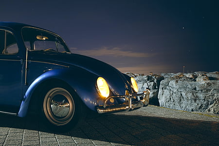 blue Volkswagen Beetle thumbnail