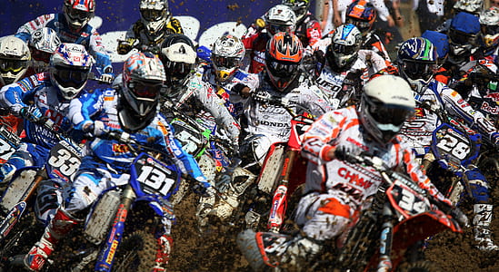 motocross racer digital wallpaper thumbnail