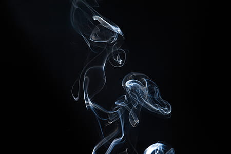 white smoke with black background thumbnail
