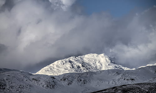 landscape photography of white mountain thumbnail
