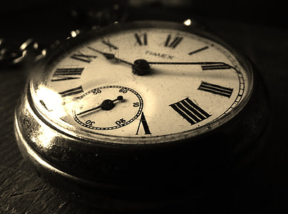 round gray pocketwatch displaying 9:09 thumbnail