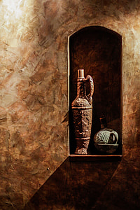 brown ceramic vase thumbnail