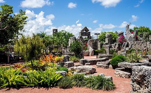 gray concrete structures surrounded by plants thumbnail