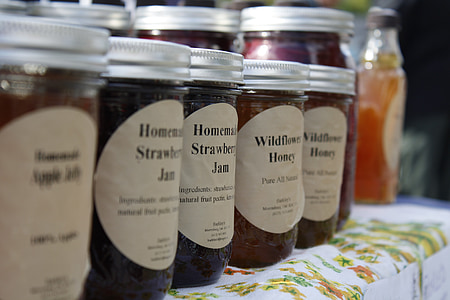 eight clear glass jars thumbnail