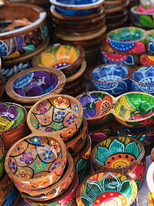 pile of decorative bowls thumbnail
