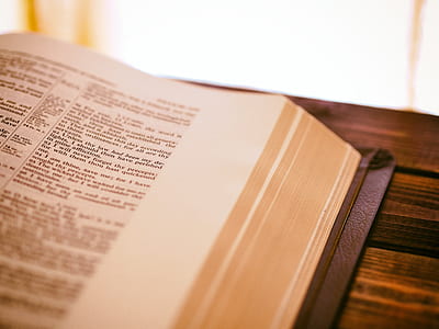 close-up photo of bible on table thumbnail