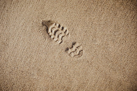 brown sand with shoe print thumbnail