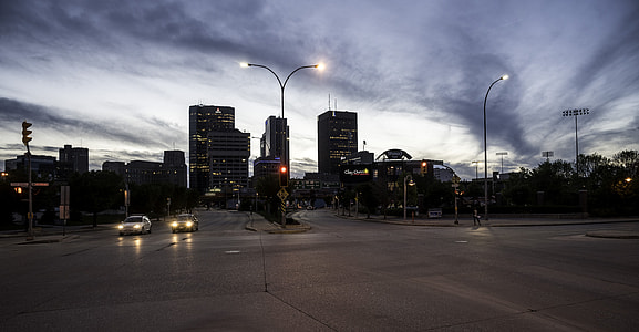 Skyline of Winnipeg at Night thumbnail