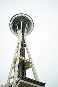 worm's-eye view photography of tower thumbnail