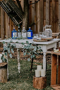clear pitcher set on table thumbnail
