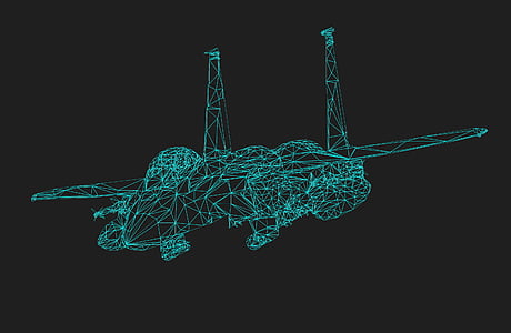 green digital aircraft wallpaper thumbnail