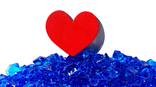 closeup photo of red heart illustration thumbnail