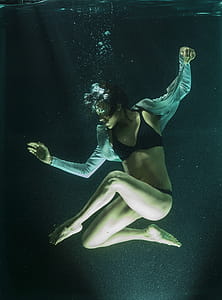 Underwater Photography of Woman thumbnail