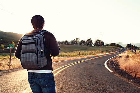 Man Facing Road thumbnail