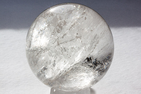 gray and white marble disc thumbnail