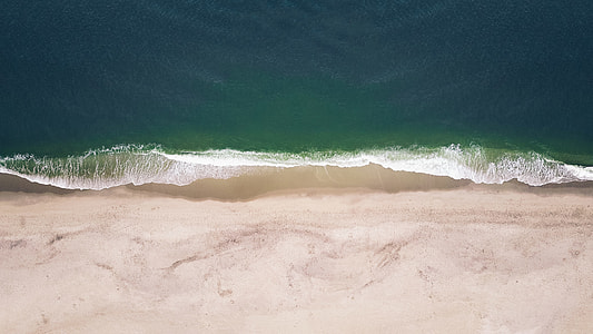 aerial view of ocean wave thumbnail