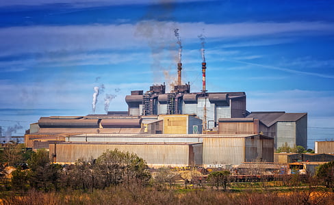 industrial building emitting smoke thumbnail
