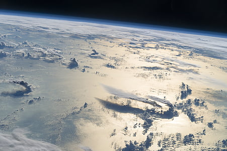 outer space view of Earth thumbnail