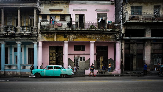 street, city, car, retro thumbnail