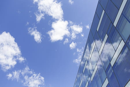 low angle view of high-rise building thumbnail