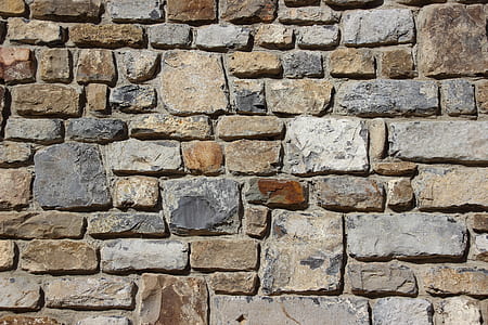 brown and gray irregular pattern bricked wall thumbnail