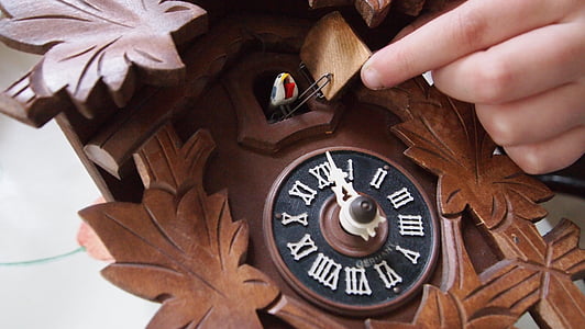 brown wooden clock thumbnail