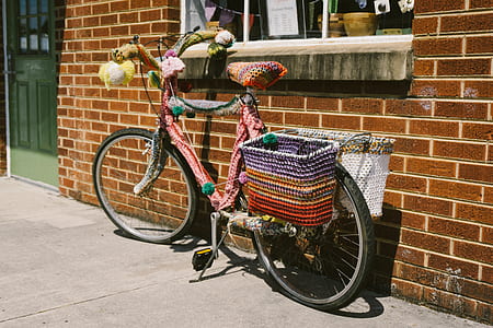 cruiser bicycle parked in front of the window thumbnail