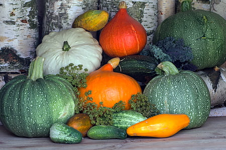 vegetables on gray floor thumbnail