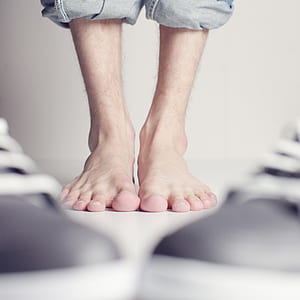 person, jeans, foot, skin thumbnail