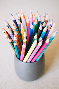 Color pencils in the cup thumbnail