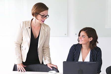 Business Women Talking Photo thumbnail