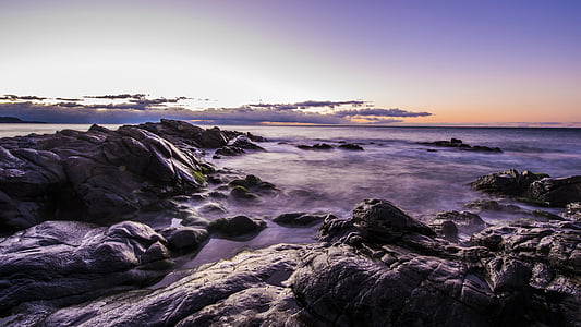 flowing water through rocks thumbnail