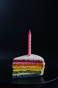 unlighted sliced rainbow cake thumbnail