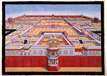 Red Fort Aerial View in Delhi, India thumbnail