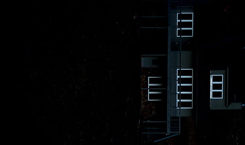 building, window, dark, evening, architecture thumbnail