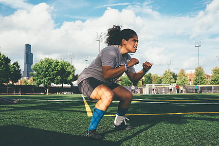 woman training on soccer filed thumbnail