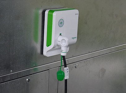 white and green electric socket thumbnail