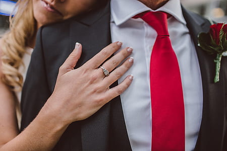 woman touching man's chest thumbnail