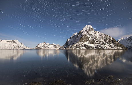 time lapse photography of mountain thumbnail