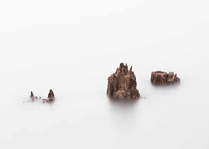 aerial photography of rock formations thumbnail