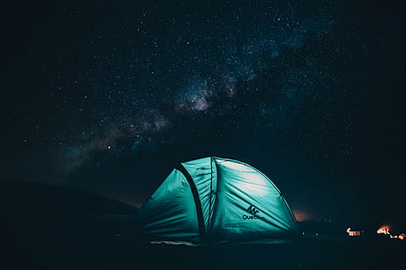 dome tent on grass field thumbnail