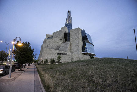 View of the Human Rights Museum in Winnipeg thumbnail