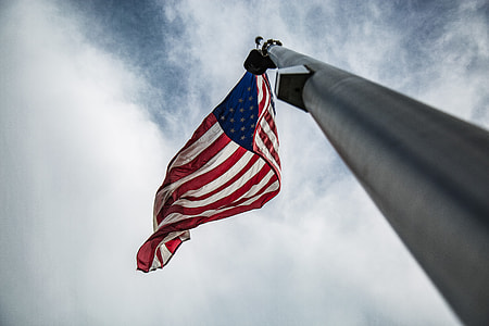 low angle photography of U.S.A. flag thumbnail