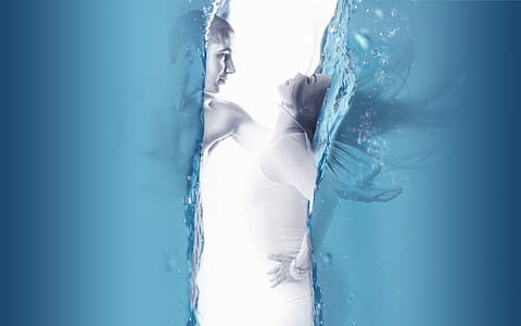 man reaching woman from the other side of the water thumbnail