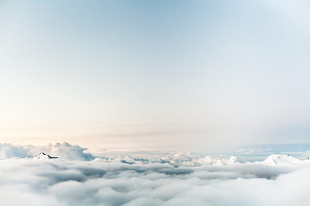 flight, mountains, sky, flying thumbnail
