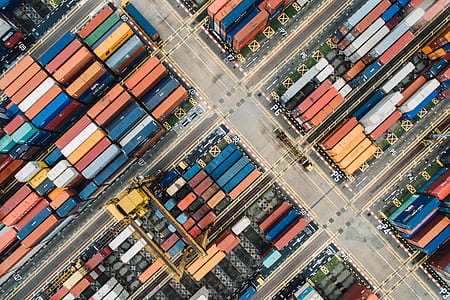 aerial photo of cargo container thumbnail