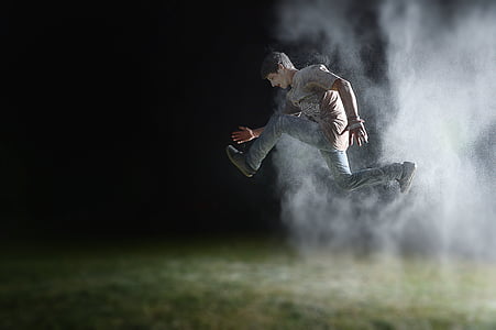 person running on green grass thumbnail