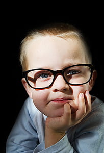 photo of boy wearing eyeglasses thumbnail